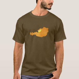 T-shirt Viennese Schnitzel - Carte De L'Autriche