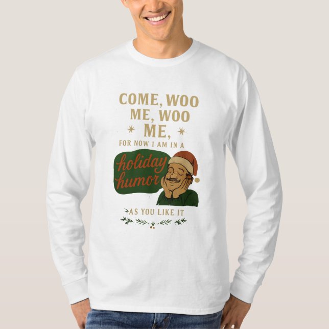 T-shirt Viens, fais-moi la cour (Devant)
