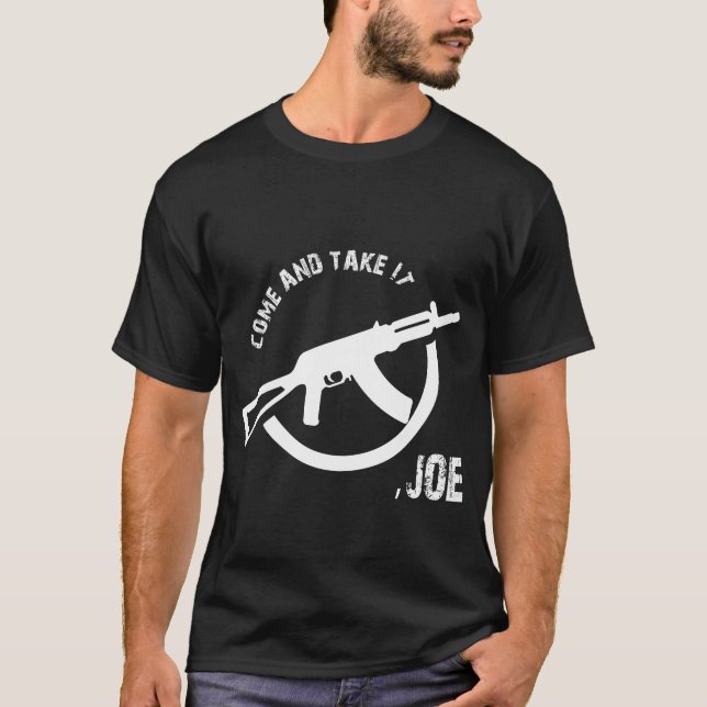T-shirt viens le prendre joe (Devant)
