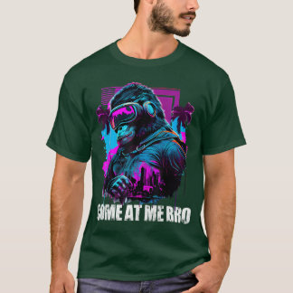 T-shirt Viens sur Moi Frère Drôle Gorille Singe VR Joueur
