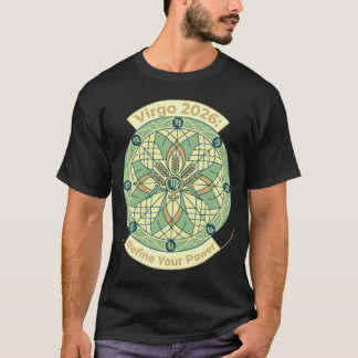 T-shirt Vierge 2026 Mandala du Zodiaque | Astrologie du si
