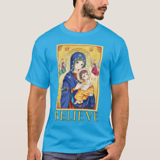 T-shirt Vierge Anime Marie Avec Bébé Jésus