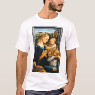 T-shirt Vierge avec enfant et deux anges, Filippo Lippi