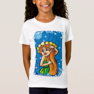 T-Shirt Vierge dans le ciel nocturne