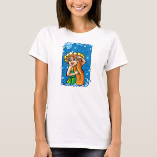 T-shirt Vierge dans le ciel nocturne