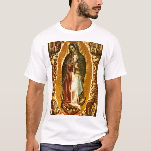 T-shirt Vierge de Guadalupe Notre Dame Mère Marie (Devant)