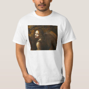 T-shirt Vierge de Leonardo da Vinci de l'ange de roches
