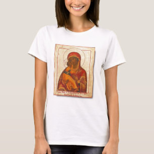 T-shirt Vierge de Vladimir, Vierge Marie et Emmanuel