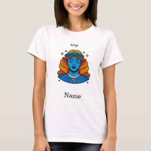 T-shirt Vierge Déesse Céleste - Art du Zodiaque Esthétique