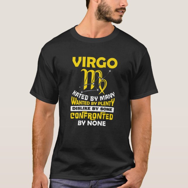 T-shirt Vierge détestée par beaucoup août Septembre Zodiac (Devant)