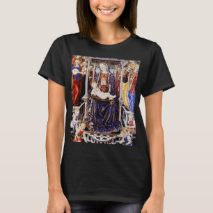 T-shirt Vierge et enfant avec Ange musicale
