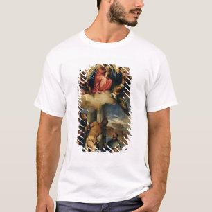 T-shirt Vierge et enfant avec des musiciens et des saints
