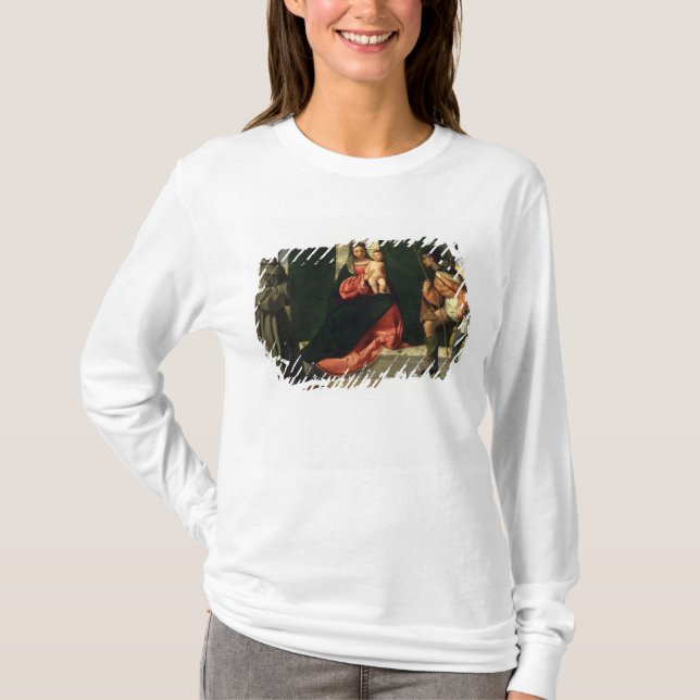 T-shirt Vierge et enfant avec St Anthony de Padoue (Devant)