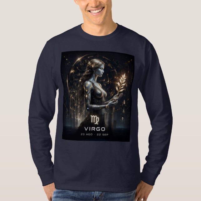 T-shirt Vierge, horoscope,  (Devant)