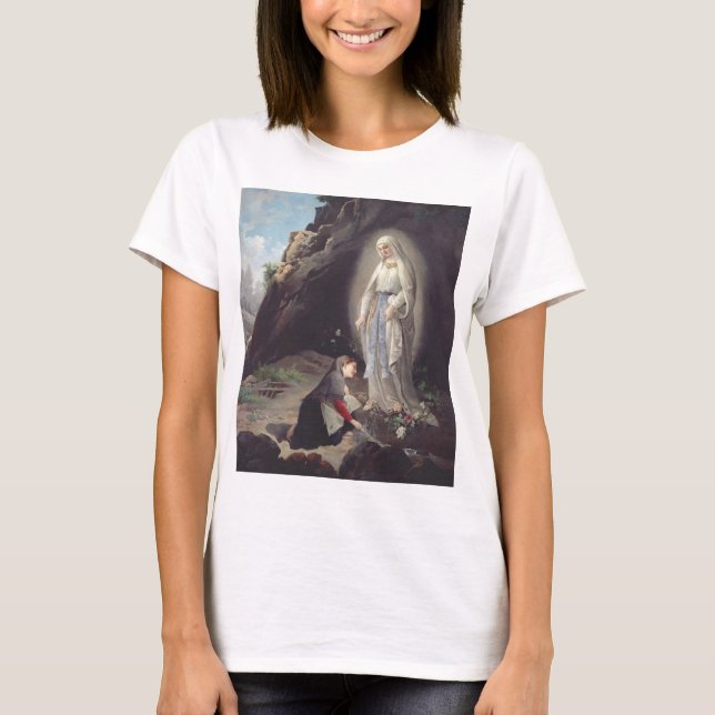 T-shirt Vierge Marie de Lourdes (Devant)