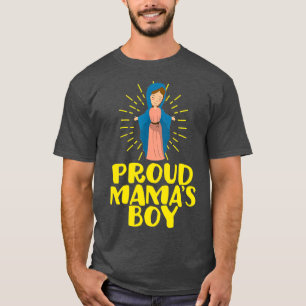 T-shirt Vierge Marie Joyeuse Fête des mères Mamas cathol