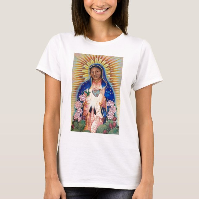 T-shirt Vierge Marie - notre Madame Of Guadalupe (Devant)