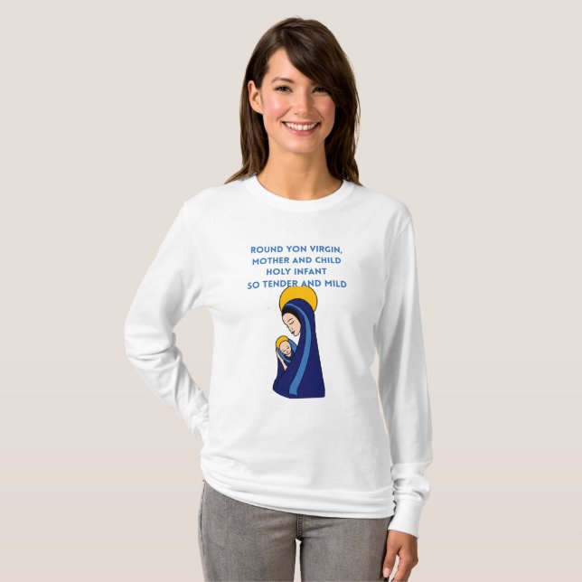 T-shirt Vierge mère et enfant (Devant entier)