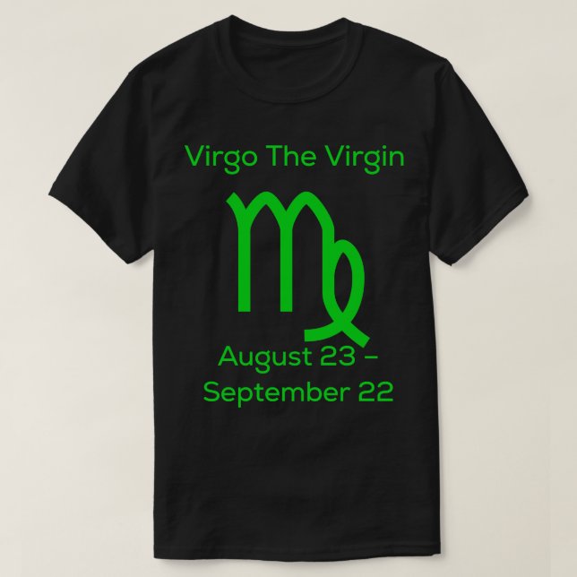 T-shirt Vierge Zodiac (Design devant)