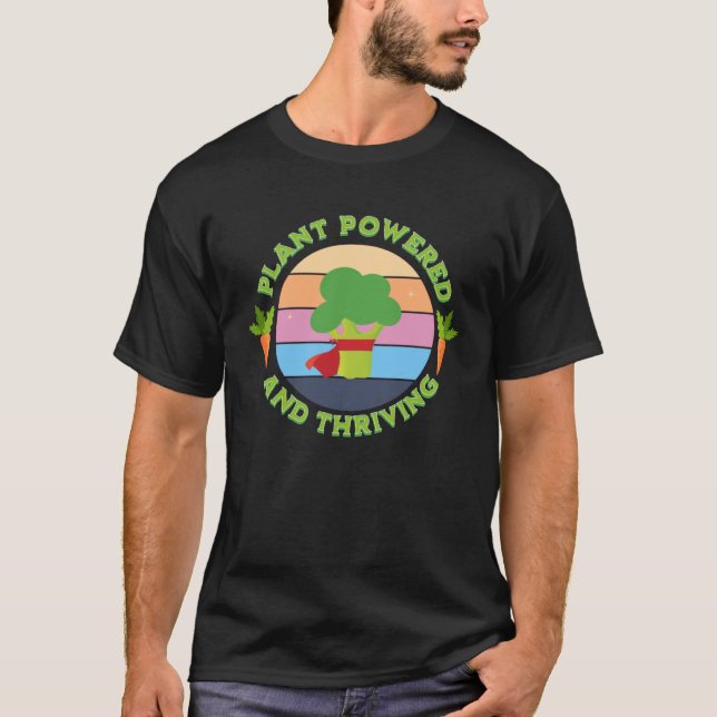 T-shirt Vies végétaliennes végétariennes à propulsion plan (Devant)
