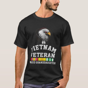 T-shirt Viêt-Nam fière petite-fille vétéran s