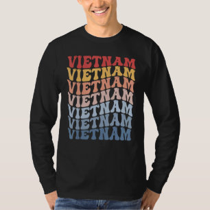 T-shirt Viêt Nam Groovy Rétro Vietnamien