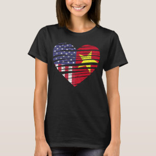 T-shirt Vietnam American Grown Heart USA Patriot Heritage