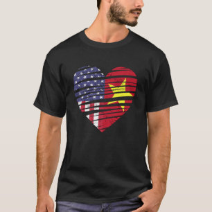 T-shirt Vietnam American Grown Heart USA Patriot Heritage