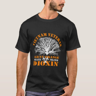 T-SHIRT VIETNAM VETERAN AGENT ORANGE MORT