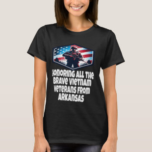 T-shirt Vietnam vétéran de la guerre Le courageux vétéran