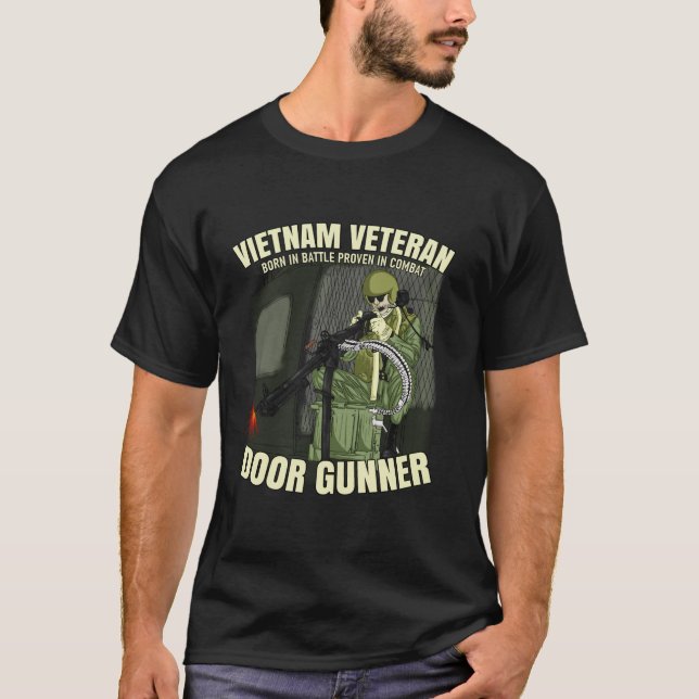 T-shirt VIETNAM VETERAN PORTE GUNNER (Devant)