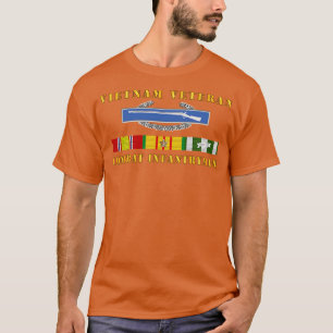 T-shirt Vietnam Vétérinaire Cbt Infantryman avec CIB VN SV