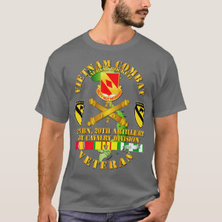 T-shirt Vietnam Vétérinaire de combat avec 2e Bn 20e Artil