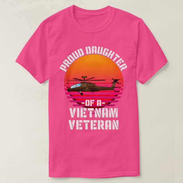 T-shirt Vietnam Vétérinaire États-Unis Patriot famille cad (Design devant)