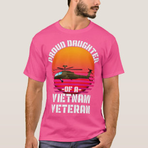 T-shirt Vietnam Vétérinaire États-Unis Patriot famille cad