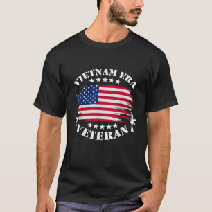 T-shirt Vietnam Vétérinaire I Vietnam Era USA Drapeau T Sh