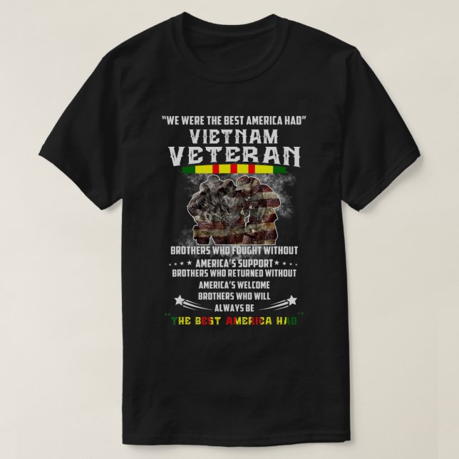 T-shirt Vietnam Vétérinaire Nous Étions Le Meilleur Améric (Design devant)