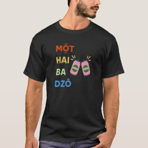 T-shirt Vietnam Vietnamiens Mot Hai Ba Dzo Un Deux Trois