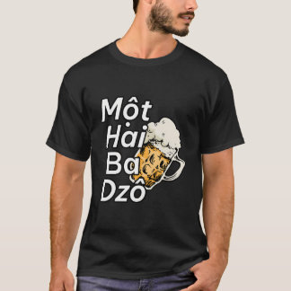 T-shirt Vietnam Vietnamiens Mot Hai Ba Dzo Un Deux Trois