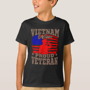 T-SHIRT VIETNAM WAR FIER VÉTÉRAN VÉTÉRAN VÉHICULE