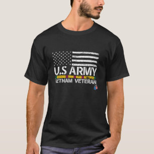 T-shirt Vietnam War Veteran Dogtag Memorial Patriotic Fath
