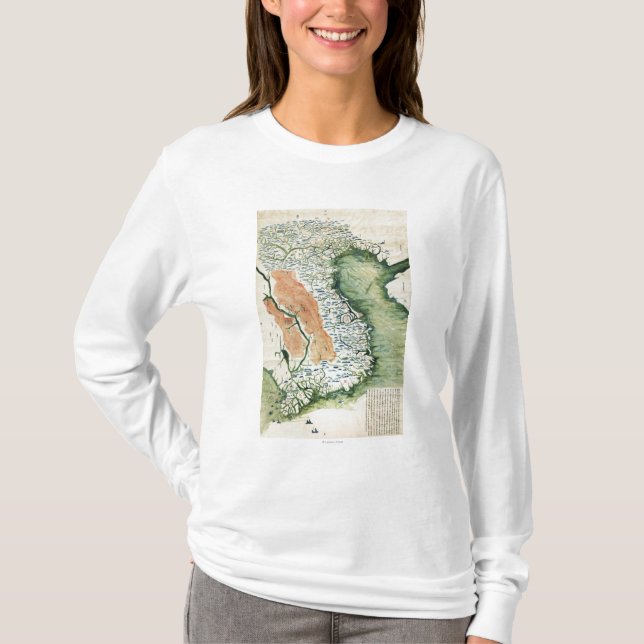 T-shirt VietnamPanoramic MapVietnam (Devant)