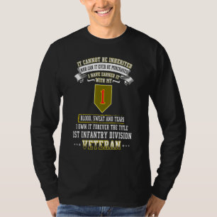 T-shirt Vieux 1° division d'infanterie