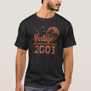 T-shirt Vieux 20 Ans Millésime 2003 20e Anniversaire 1