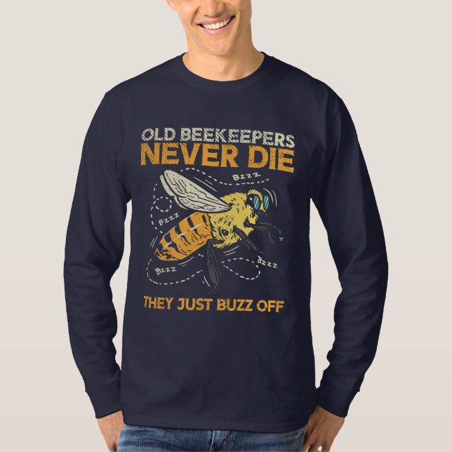 T-shirt Vieux Abeigneurs Ne Meurent Jamais Ils Buzz De Mie (Devant)