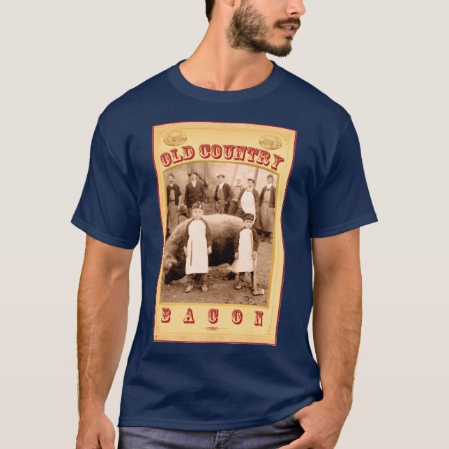 T-shirt Vieux Bacon de Campagne (Devant)