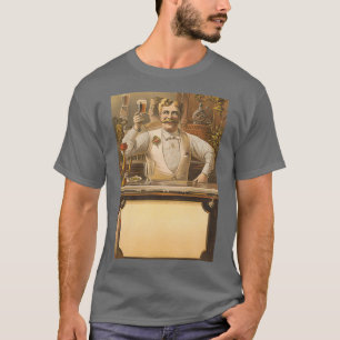 T-shirt Vieux barman bière Vintage