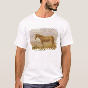 T-shirt Vieux Billy, un cheval de trait, âgé 62 (huile s