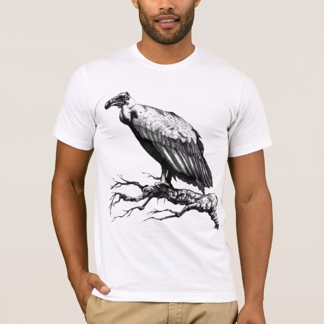 T-shirt Vieux Buzzard (Devant)