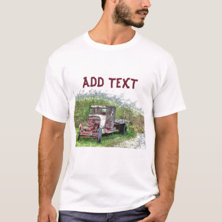 T-shirt Vieux Camion Rusty, Plus Âgé Que La Chemise